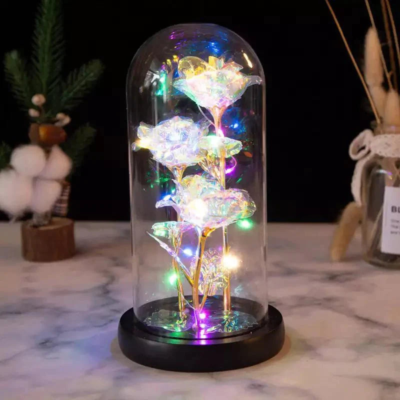 Galaxy LED Rose Dome My Eternal Flower