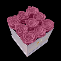 Petite Square - 9 Eternal Roses (Preorder Ships from 23/4/25)